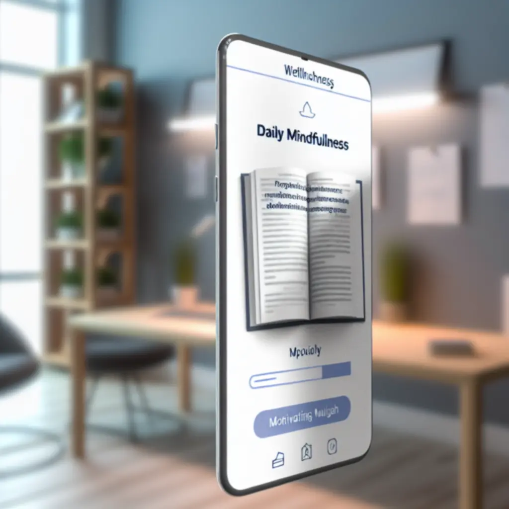 Lista codziennych wyzwań mindfulness w aplikacji Mindset Go, przedstawiona w pastelowej kolorystyce