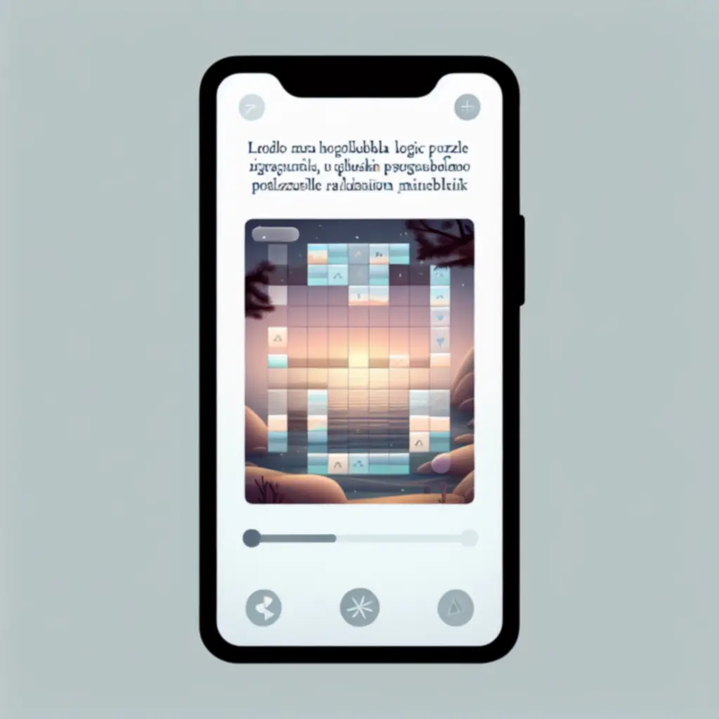 Widok gry Mindset Go z pastelową, relaksującą oprawą graficzną.