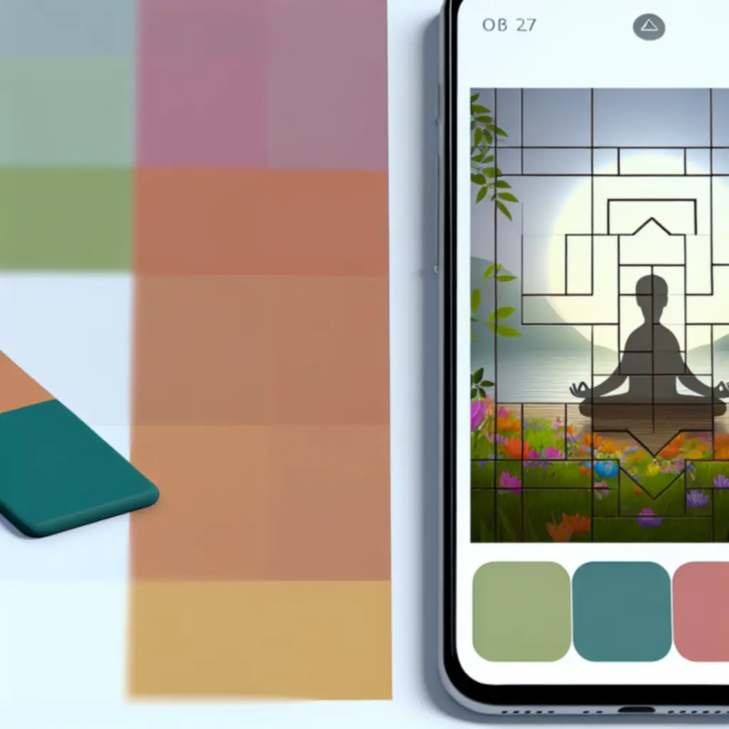 Podgląd przykładowej relaksującej łamigłówki logicznej w Mindset Go.